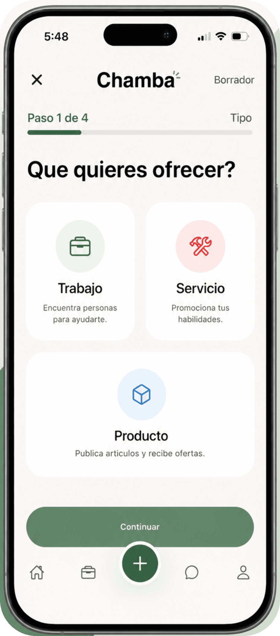 Pantalla real de Chamba: Publicar